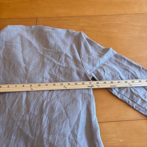 Cut Loose XS open front linen Lagenlook summer cardigan sweater jacket - Picture 8 of 9